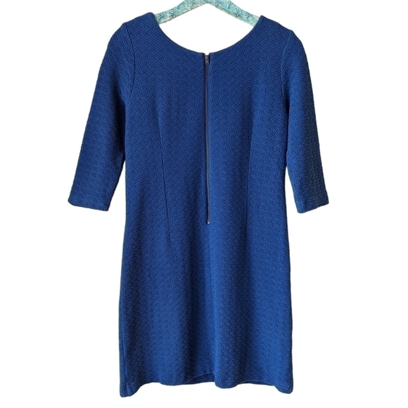 Ganni Anthropologie Louisa Shift Dress Textured Stretch - Picture 5 of 7
